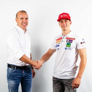 Damjan Žvelc and Žan Kranjec